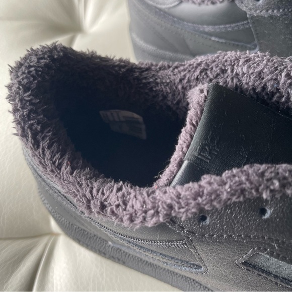 Reebok Men's Club C 85 Revenge Sneaker black Sherpa lined size 13 New - Picture 8 of 10